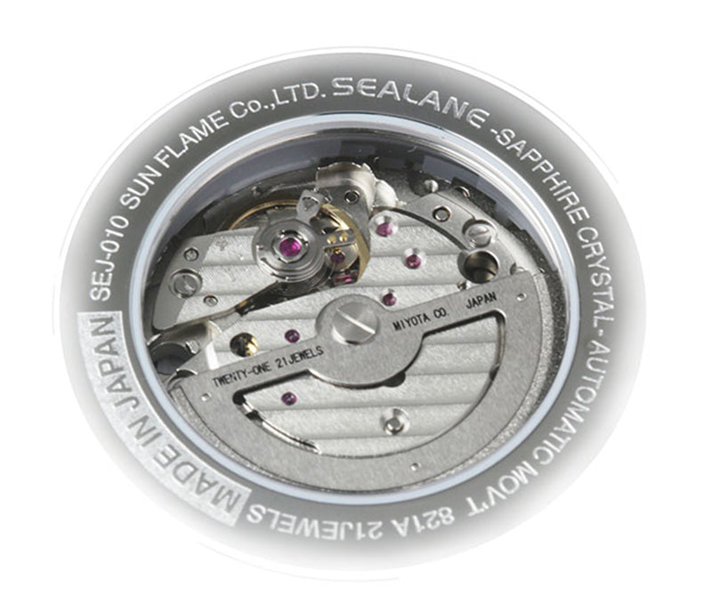 SEALANE(シーレーン) MADE IN JAPAN(日本製)/自動巻き 腕時計/SEJ010-MBK