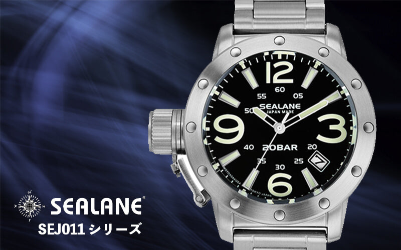 SEALANE(シーレーン) MADE IN JAPAN(日本製)/クォーツ 腕時計/SEJ011-MBK