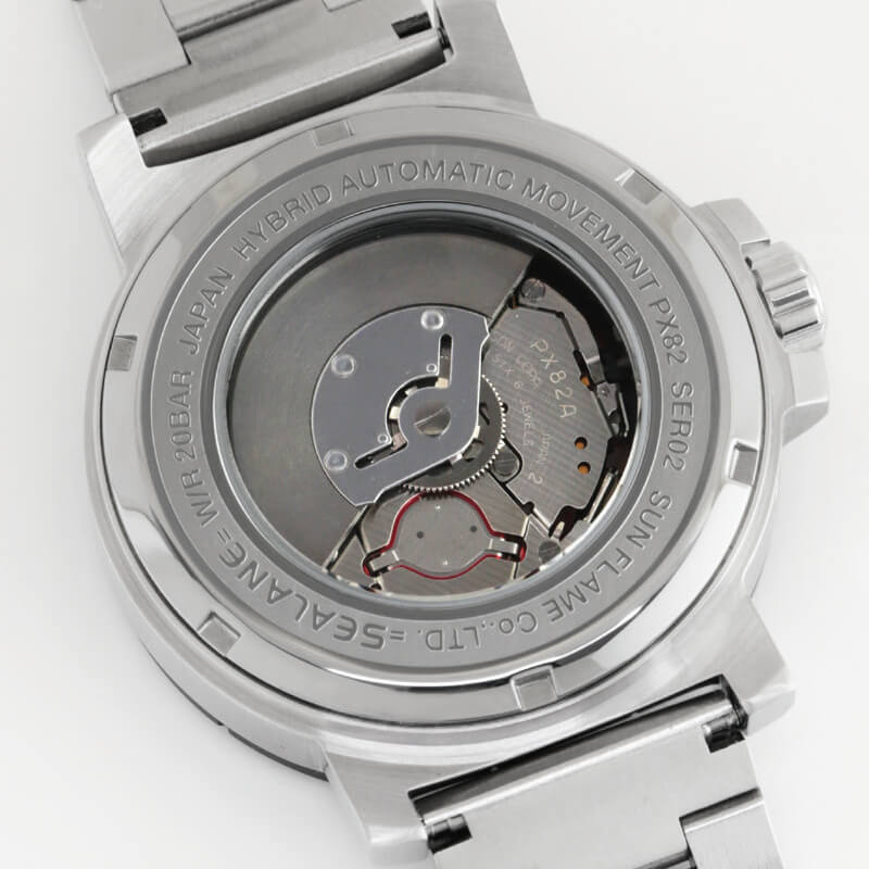 SEALANE(シーレーン) ハイブリッドムーブメント 腕時計 SER02-MPI ピンク