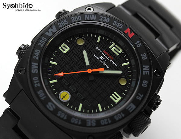 MTM Special Ops(スペシャルオプス)/SILENCER(サイレンサー)/SIL-SBK-BLCK-MBSS ブラック 腕時計