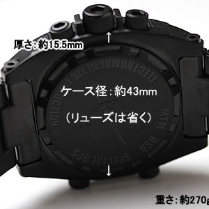MTM Special Ops(スペシャルオプス)/SILENCER(サイレンサー)/SIL-SBK-BLCK-MBSS ブラック 腕時計
