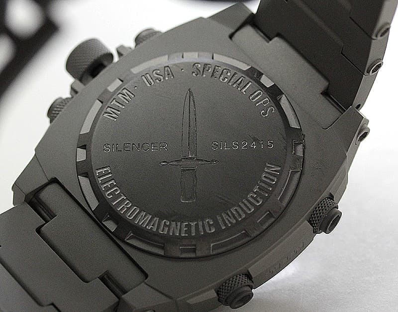 MTM Special Ops(スペシャルオプス)/SILENCER(サイレンサー)/SIL-SGR-BLCK-MBSS グレイ 腕時計