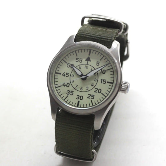 正美堂オリジナルウォッチ/ステンレスケース/ミリタリー/スイス製自動巻きムーブメント/stp111-112