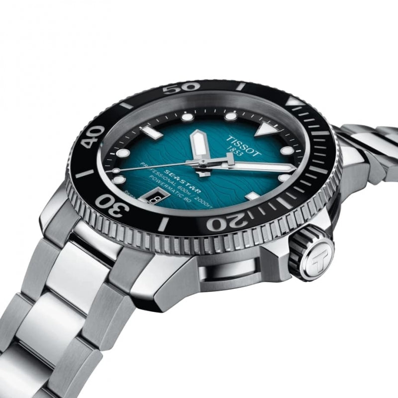 TISSOT(ティソ)Seastar 2000 (シースター2000) オートマティック 腕時計 T120.607.11.041.00