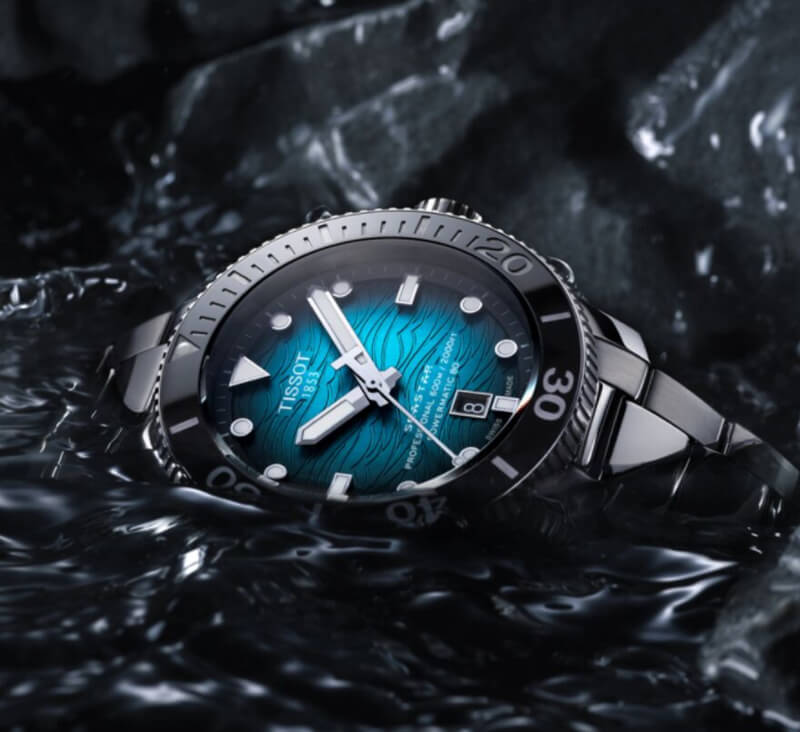 TISSOT(ティソ)Seastar 2000 (シースター2000) オートマティック 腕時計 T120.607.11.041.00