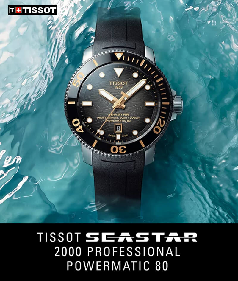TISSOT(ティソ)Seastar 2000 (シースター2000) プロフェッショナル 腕時計 T120.607.17.441.01
