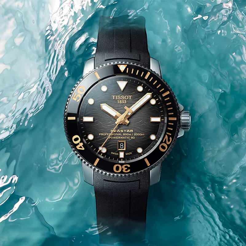 TISSOT(ティソ)Seastar 2000 (シースター2000) プロフェッショナル 腕時計 T120.607.17.441.01