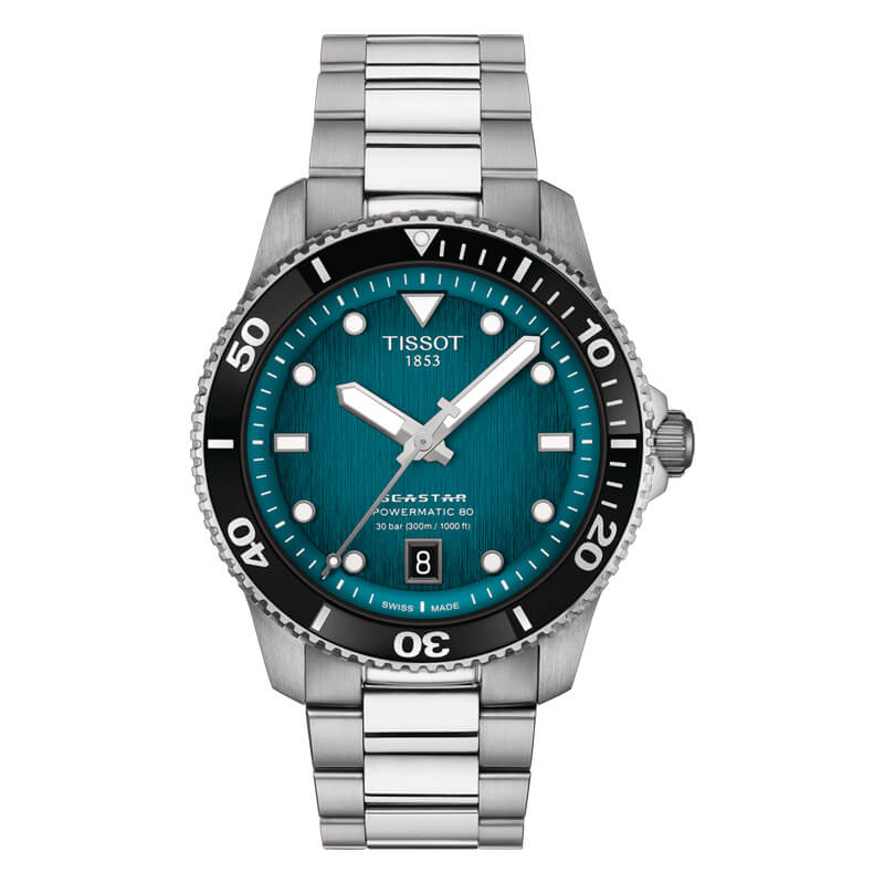 TISSOT(ティソ)シースター1000 パワーマティック80 自動巻き 腕時計 T120.807.11.091.00