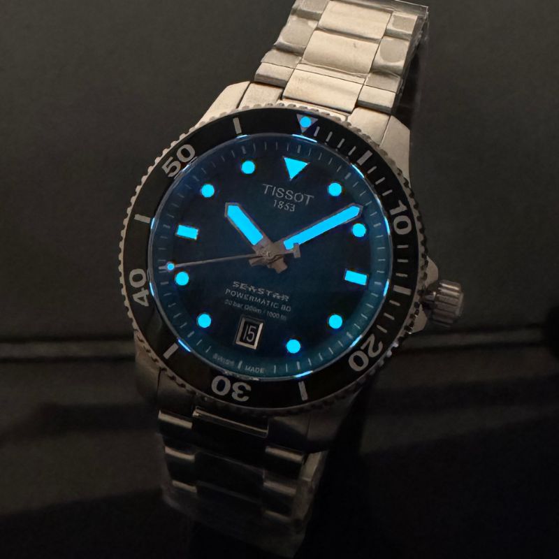 TISSOT(ティソ)シースター1000 パワーマティック80 自動巻き 腕時計 T120.807.11.091.00