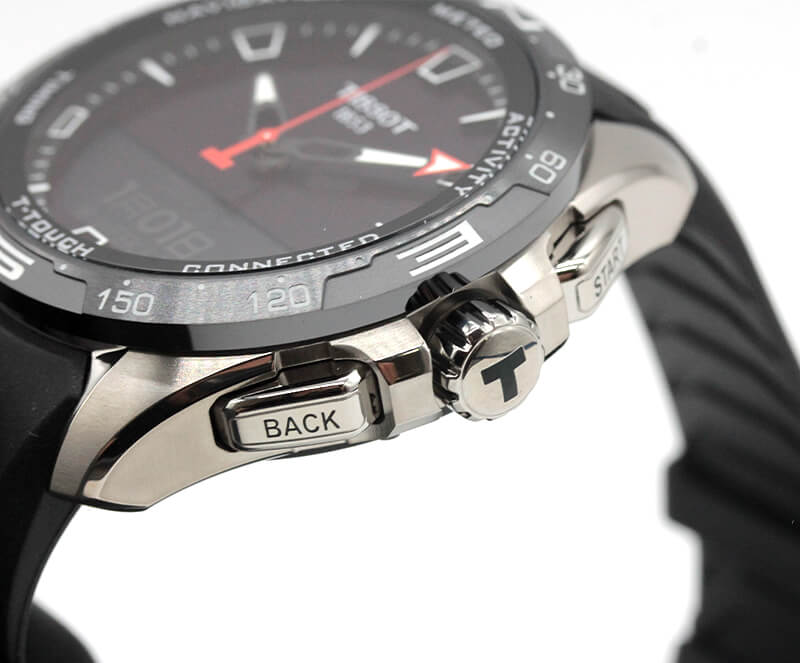 TISSOT(ティソ) T-タッチ コネクト ソーラー スマートフォン連動 腕時計 / ラバーベルト T121.420.47.051.00