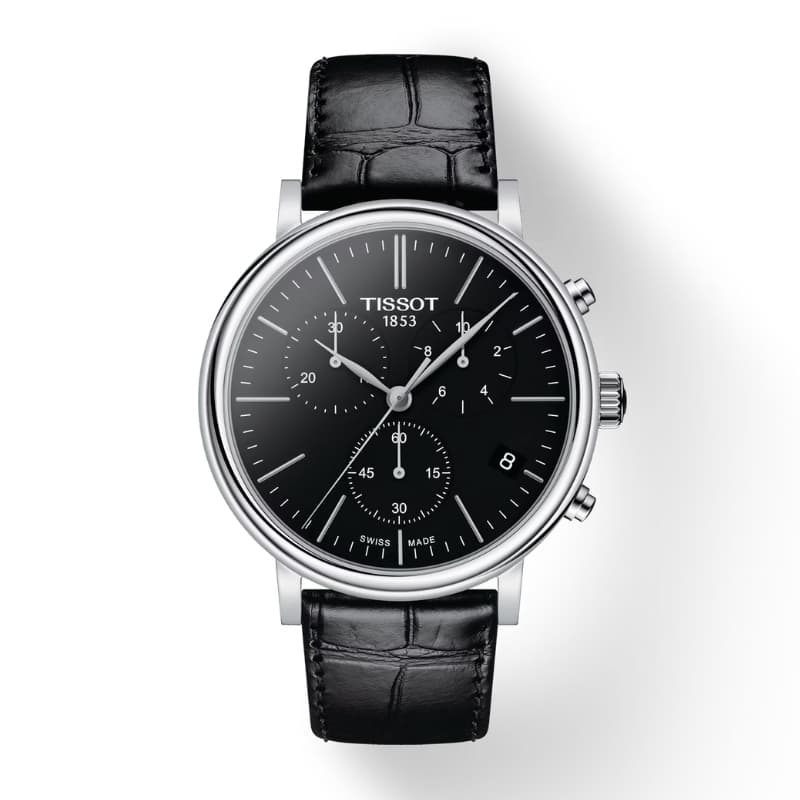 TISSOT(ティソ) CARSON Premium カーソン プレミアム クロノグラフ 腕時計 T122.417.16.051.00