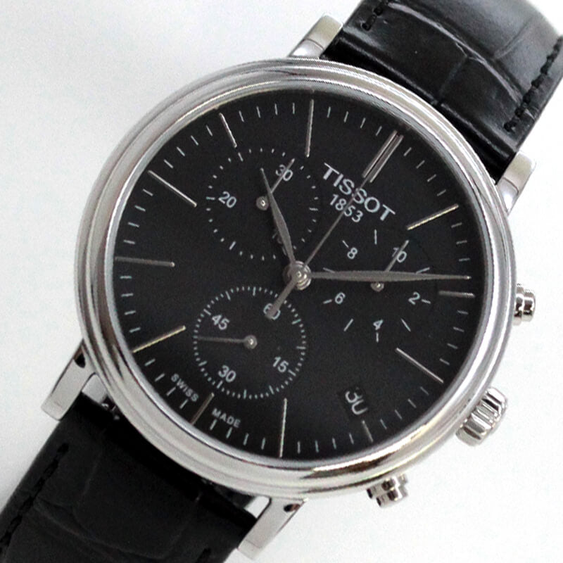 TISSOT(ティソ) CARSON Premium カーソン プレミアム クロノグラフ 腕時計 T122.417.16.051.00