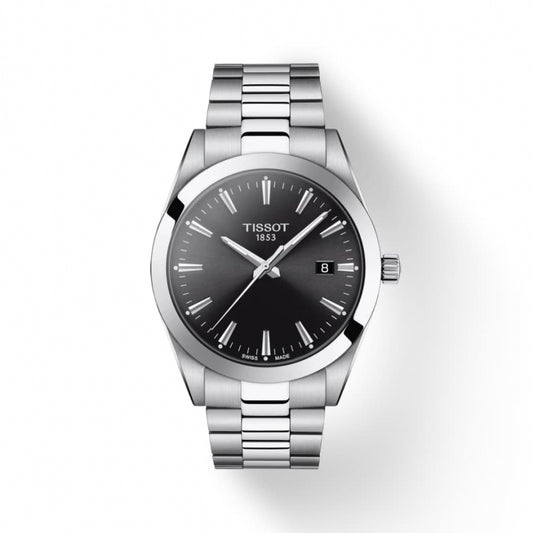 TISSOT(ティソ) Gentleman ジェントルマン クォーツ 腕時計 ブラック T127.410.11.051.00