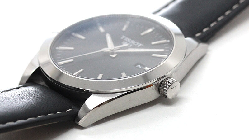 TISSOT(ティソ) Gentleman ジェントルマン クォーツ 腕時計 ブラック T127.410.16.051.00