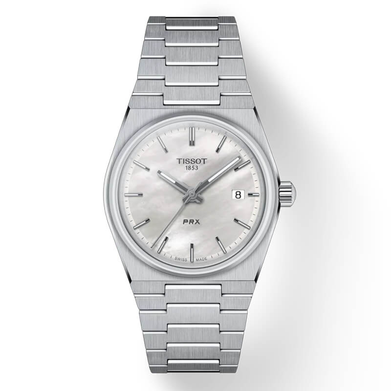 TISSOT(ティソ) PRX ピーアールエックス 腕時計 35mm経 マザー・オブ・パール T137.210.11.111.00