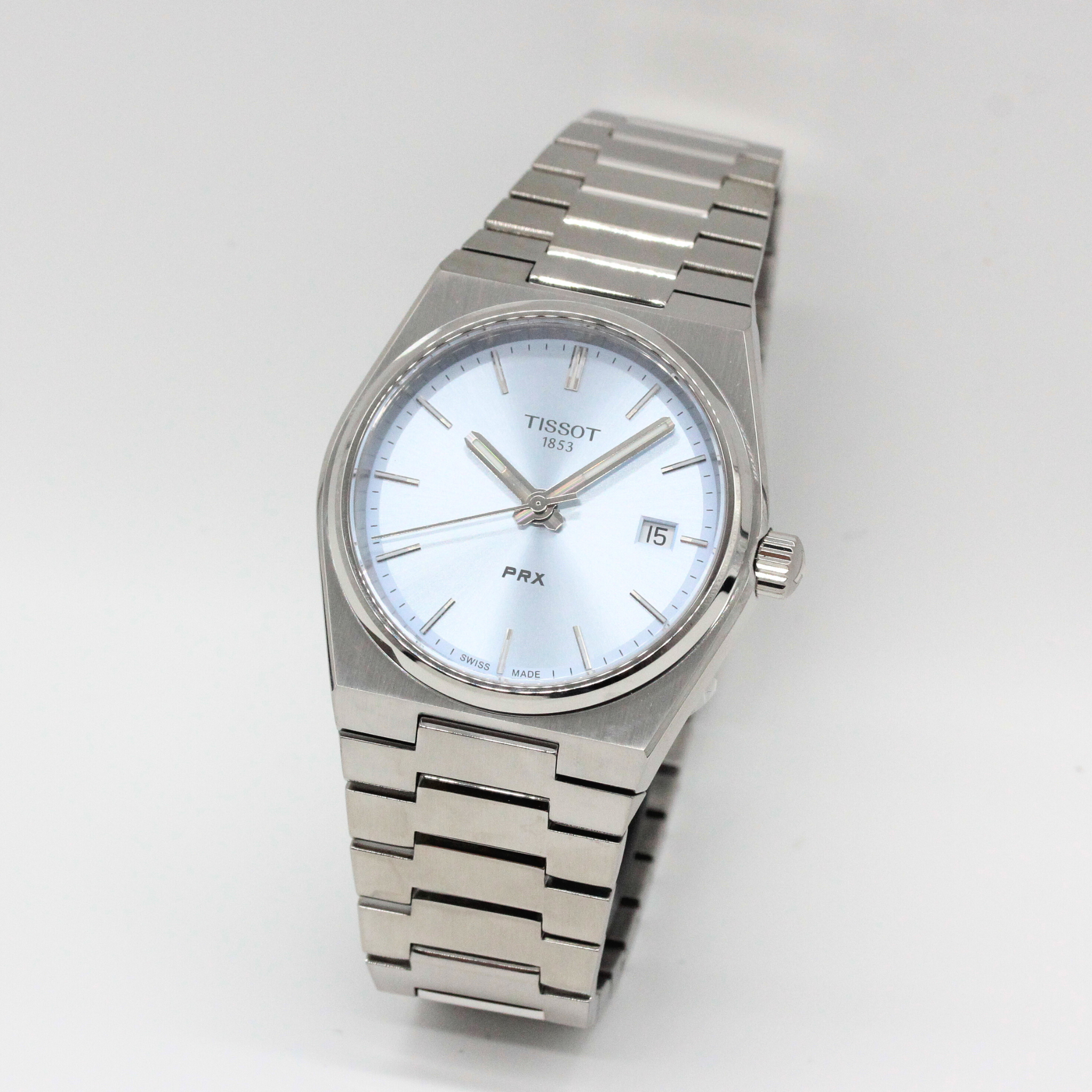 TISSOT(ティソ) PRX ピーアールエックス 腕時計 35mm経 ライトブルー