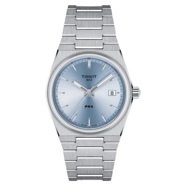 TISSOT(ティソ) PRX ピーアールエックス 腕時計 35mm経 ライトブルー T137.210.11.351.00