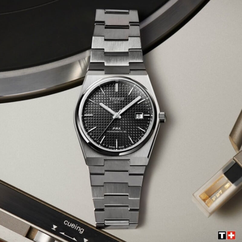 TISSOT(ティソ) PRX メンズ オートマティック 腕時計 ブラック T137.407.11.051.00