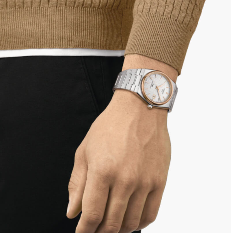 TISSOT(ティソ) PRX メンズ オートマティック 腕時計 ローズゴールド T137.407.21.031.00