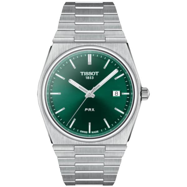 【特価】TISSOT ティソ　PRX　T137410A　グリーン　稼働品 TISSOT(ティソ) PRX ピーアールエックス 腕時計 グリーン T137.410.11