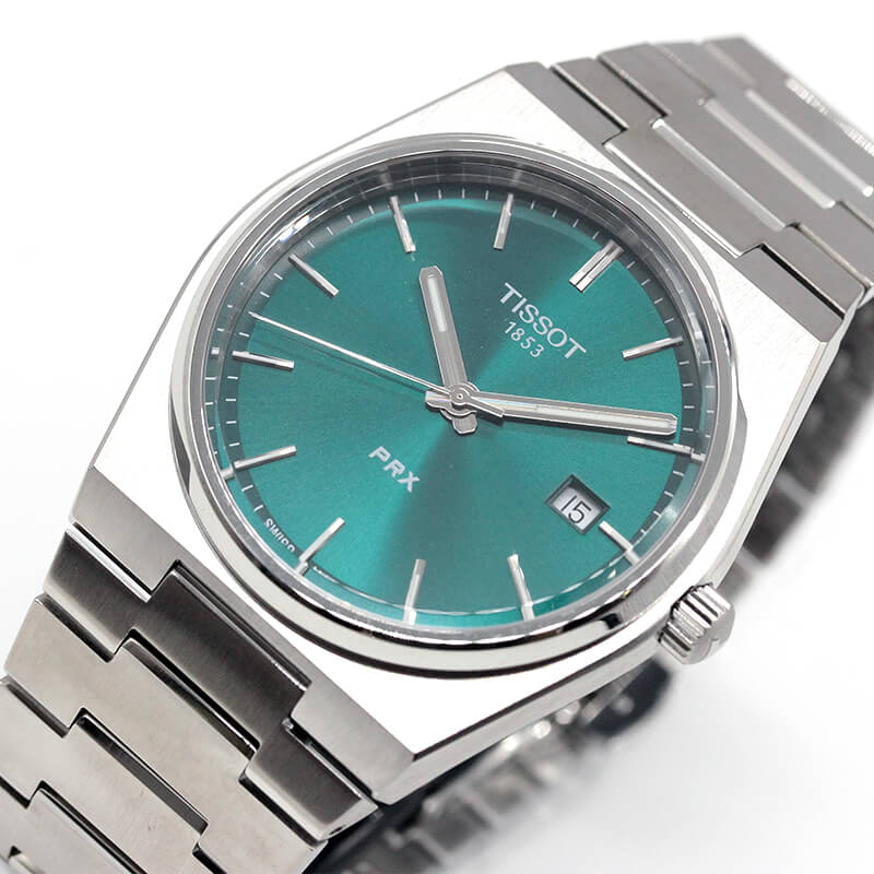 TISSOT(ティソ) PRX ピーアールエックス 腕時計 グリーン T137.410.11.091.00