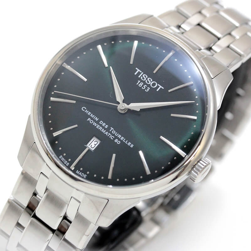 ティソ(TISSOT)シュマン・デ・トゥレル(CHEMIN DES TOURELLES)パワーマティック80 自動巻き 42mm 腕時計 T139.407.11.091.00