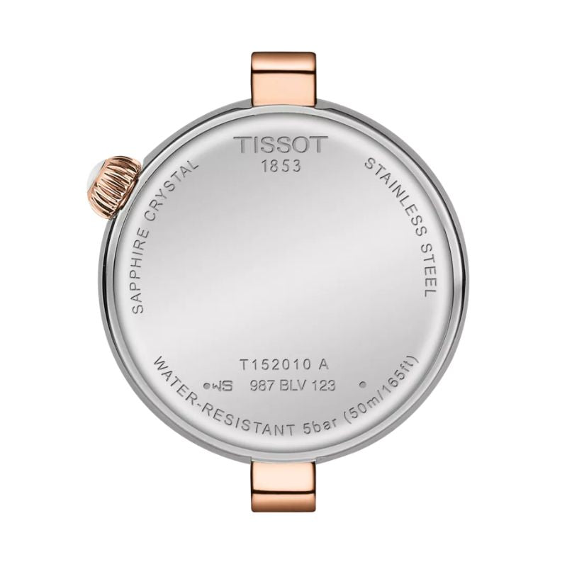 TISSOT(ティソ) デジール クォーツ ホワイト マザー・オブ・パール ローズゴールドPVDコーティング T152.010.22.118.00 腕時計