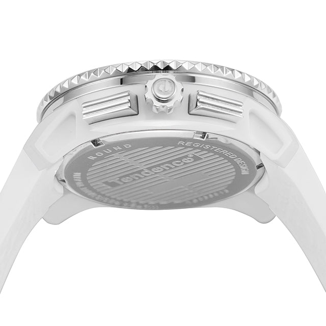 Tendence(テンデンス)GULLIVER ROUND(ガリバーラウンド)クロノグラフTG036013・02036013AA ホワイト 腕時計