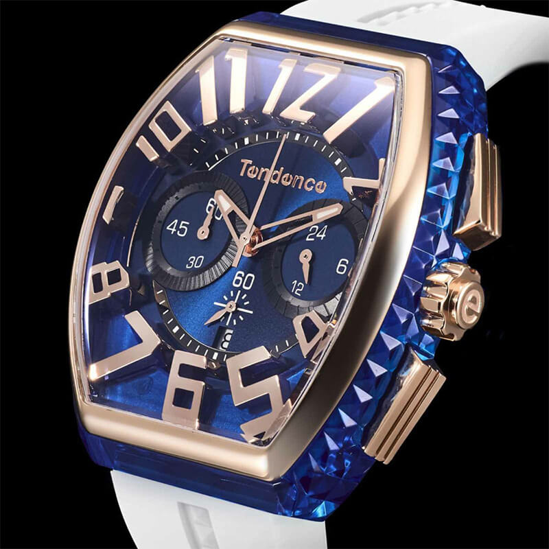Tendence(テンデンス)PIRAMIDE(ピラミッド) 45.5mm 腕時計 TY860001-WH