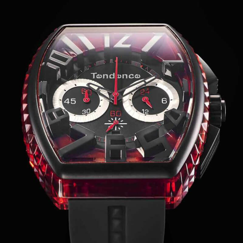 Tendence(テンデンス)PIRAMIDE(ピラミッド) 45.5mm 腕時計 TY860002-BK