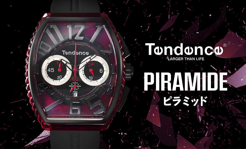 Tendence(テンデンス)PIRAMIDE(ピラミッド) 45.5mm 腕時計 TY860002-BK