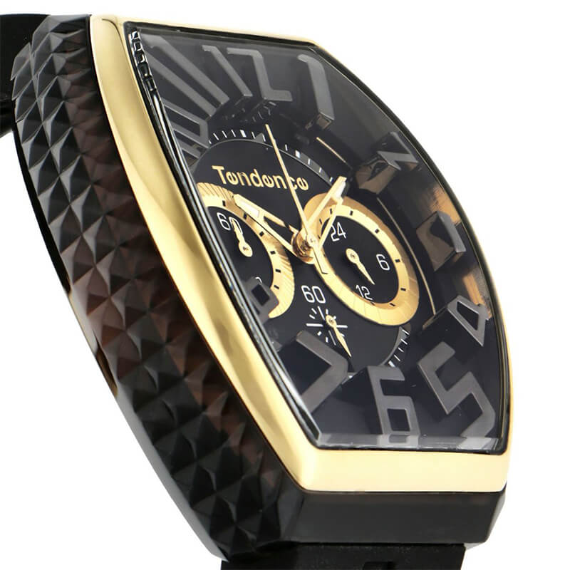 Tendence(テンデンス)PIRAMIDE(ピラミッド) 43mm 腕時計 TY860005 ブラック