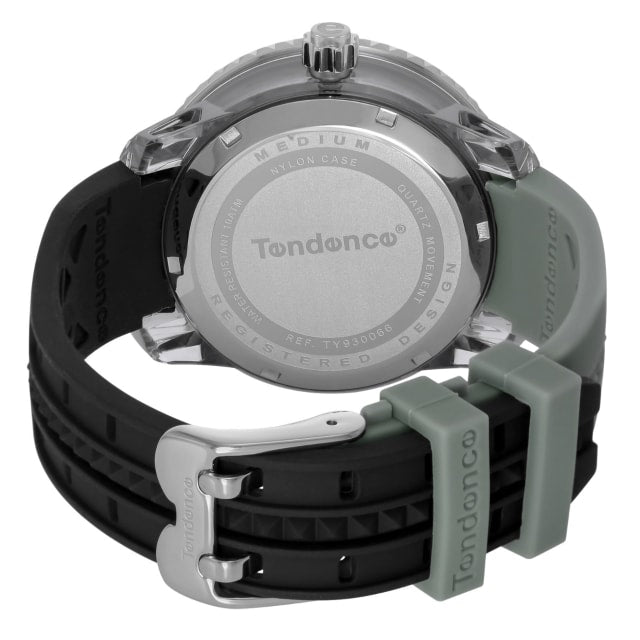 Tendence(テンデンス)CRAZY Medium(クレイジーミディアム)TY930066 グレー・ブラック/腕時計