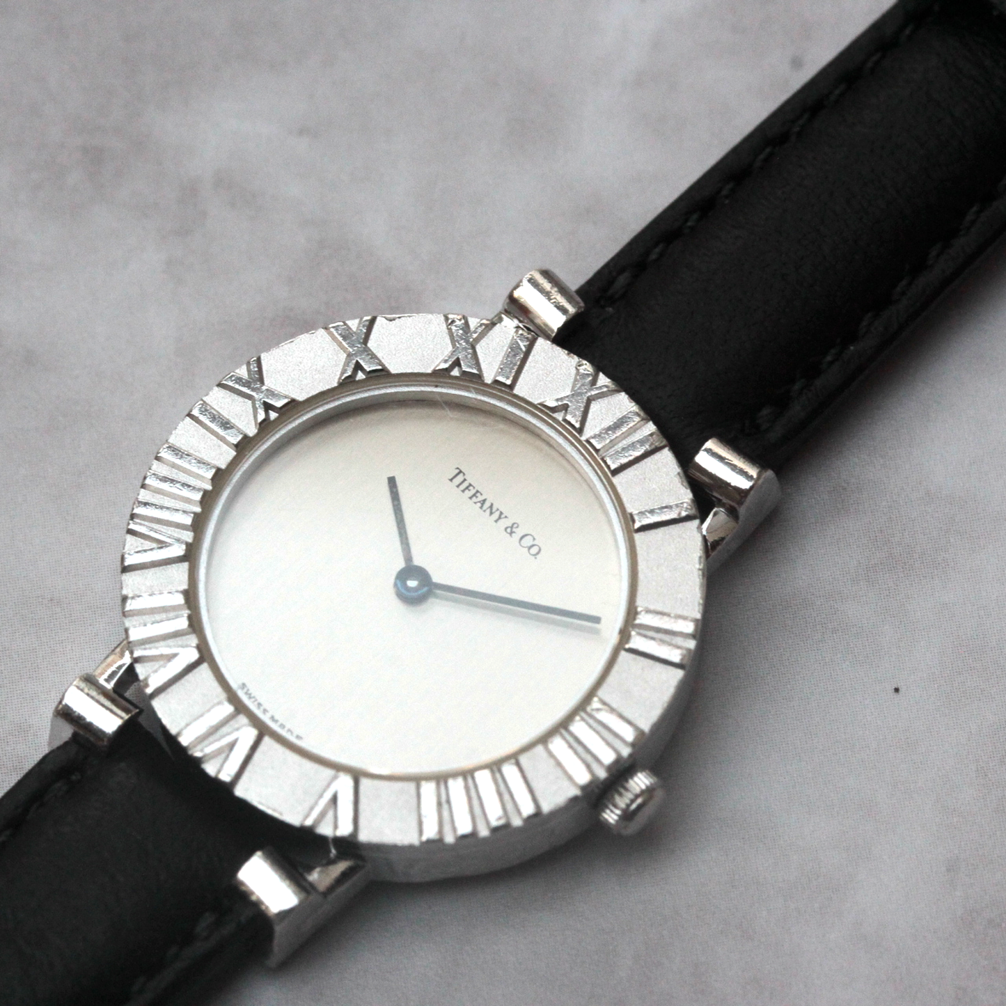 TIFFANY&Co. / ティファニー / OH済 / 1980年代後半〜1990年代初頭の初期アトラス / シルバー925/ ヴィンテージ腕時計 / tiffanyco-61-12