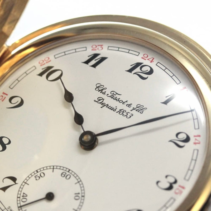 絶版モデルのティソ(TISSOT) ハーフハンター懐中時計 tissot-1006