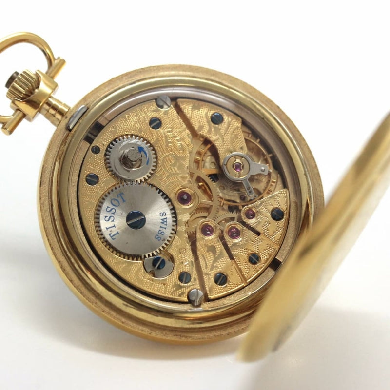 絶版モデルのティソ(TISSOT) 鍵巻き式懐中時計 tissot-1009