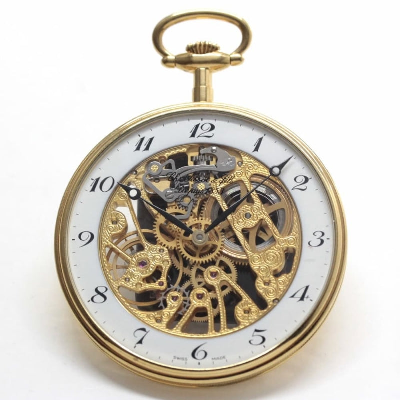 絶版モデルのティソ(TISSOT) フルスケルトン懐中時計 tissot-1011