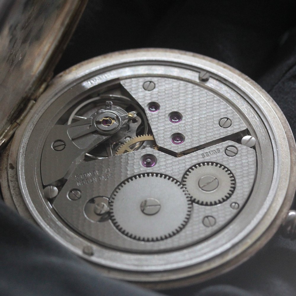 1853年創業のスイスブランド、ティソの銀無垢懐中時計/ 絶版モデルのティソ(TISSOT)/銀無垢懐中時計/tissot-1035