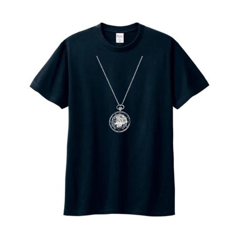 正美堂オリジナルTシャツ(懐中時計柄 / Mサイズ / ネイビー)