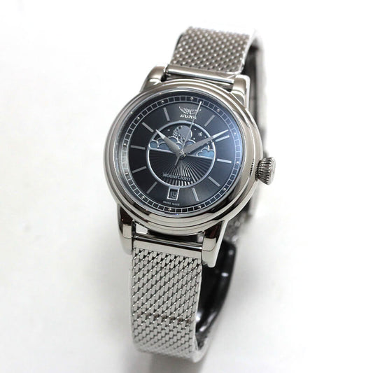 AVIATOR(アビエイター) MOONFLIGHT(ムーンフライト)NEW MOON ブレスレットモデル 腕時計 V.1.33.0.252.5