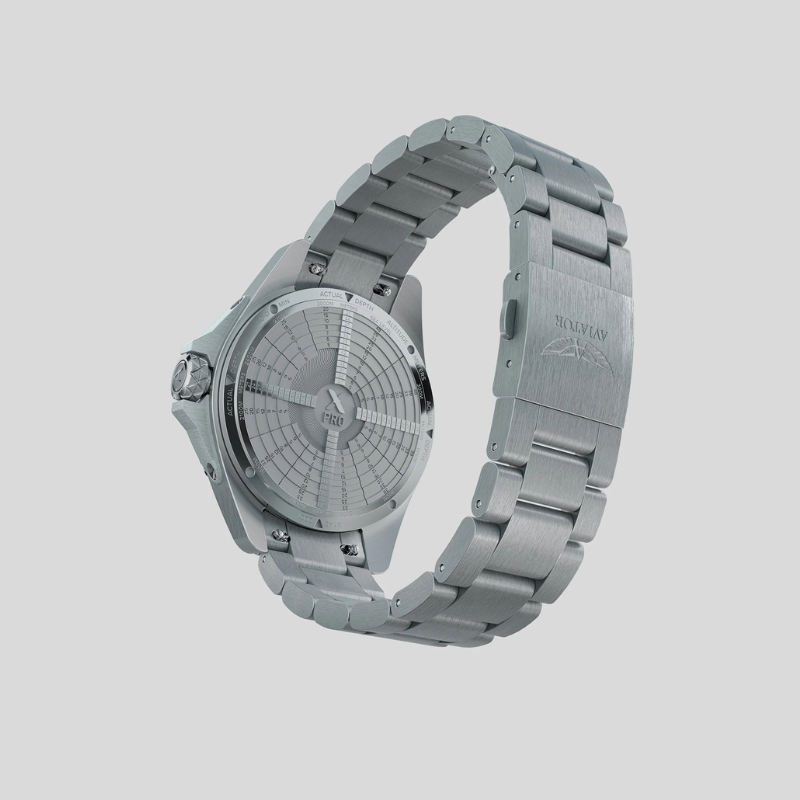 AVIATOR(アビエイター) XPRO DIVE 200 クォーツ ダイバーズ 腕時計 V.1.42.0.375.5