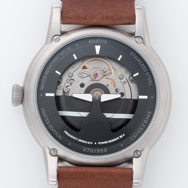 AVIATOR(アビエイター) DOUGLAS DAKOTA(ダグラス ダコタ) パイロットウォッチ V.3.31.0.228.4 腕時計(フライトジャケット付き)