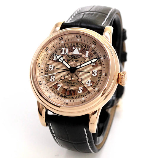 AVIATOR(アビエイター) DOUGLAS DAY DATE MECA 41(ダグラス デイ デイト メカ 41) 自動巻き 腕時計 V.3.36.2.288.4