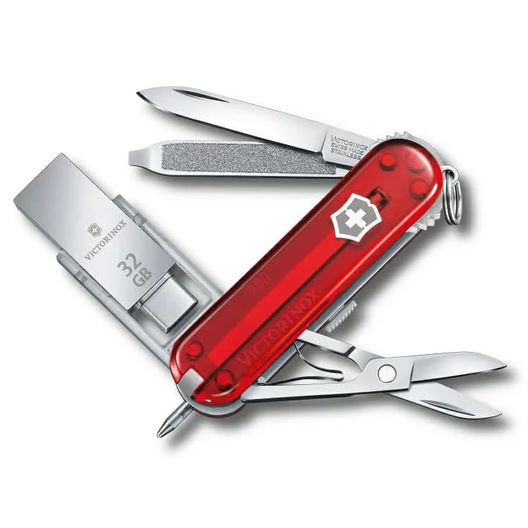 VICTORINOX(ビクトリノックス) スモール・マルチツール @work USBメモリー付き 	4.6235.TG32B1