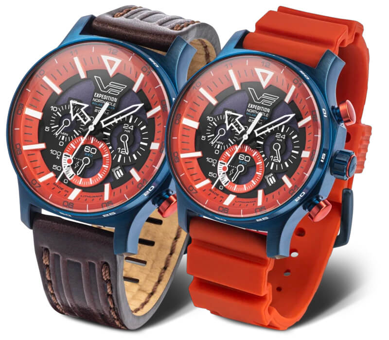 VOSTOK EUROPE(ボストーク ヨーロッパ)/Expedition North Pole/ ソーラーパワー クオーツクロノグラフ / VR42-595D734/腕時計