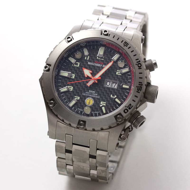 MTMミリタリーオプス/ヴァルチャー/チタニウム/VUL-TSL-BKCB-MBTI 腕時計