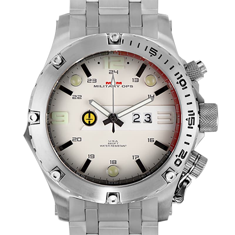 MTMミリタリーオプス/ヴァルチャー/シルバー/チタニウム/VUL-TSL-TAN1-MBTI/腕時計