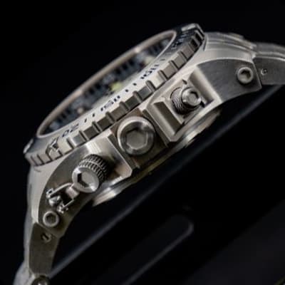 MTMミリタリーオプス/ヴァルチャー/シルバー/チタニウム/VUL-TSL-TAN1-MBTI/腕時計