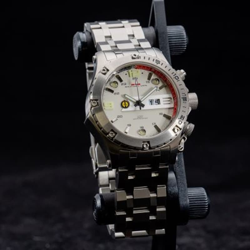 MTMミリタリーオプス/ヴァルチャー/シルバー/チタニウム/VUL-TSL-TAN1-MBTI/腕時計