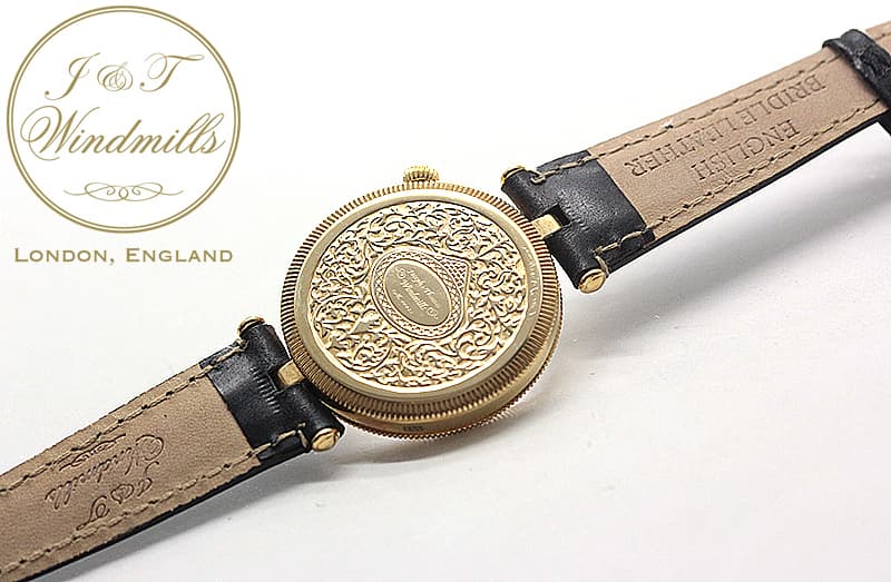 J&Tウィンドミルズ(Windmills)Thredneedle 18Kイエローゴールド 手巻き式 WLS20005-02 腕時計